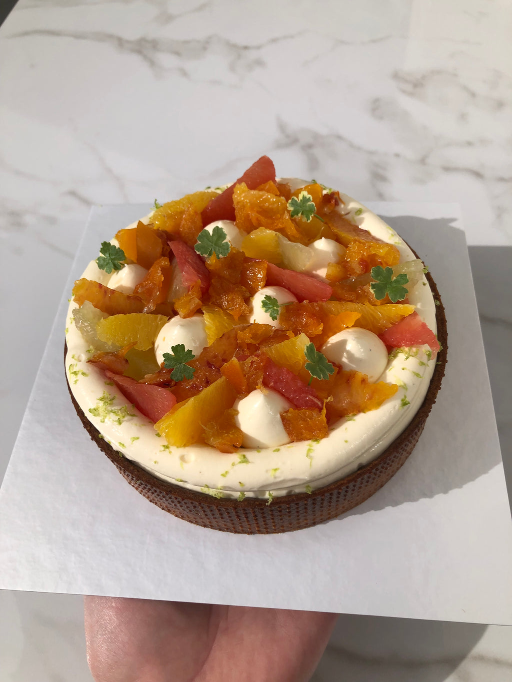Tarte agrumes