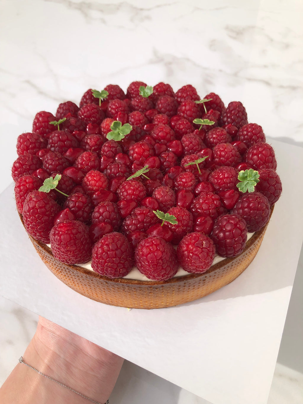 Tarte framboise