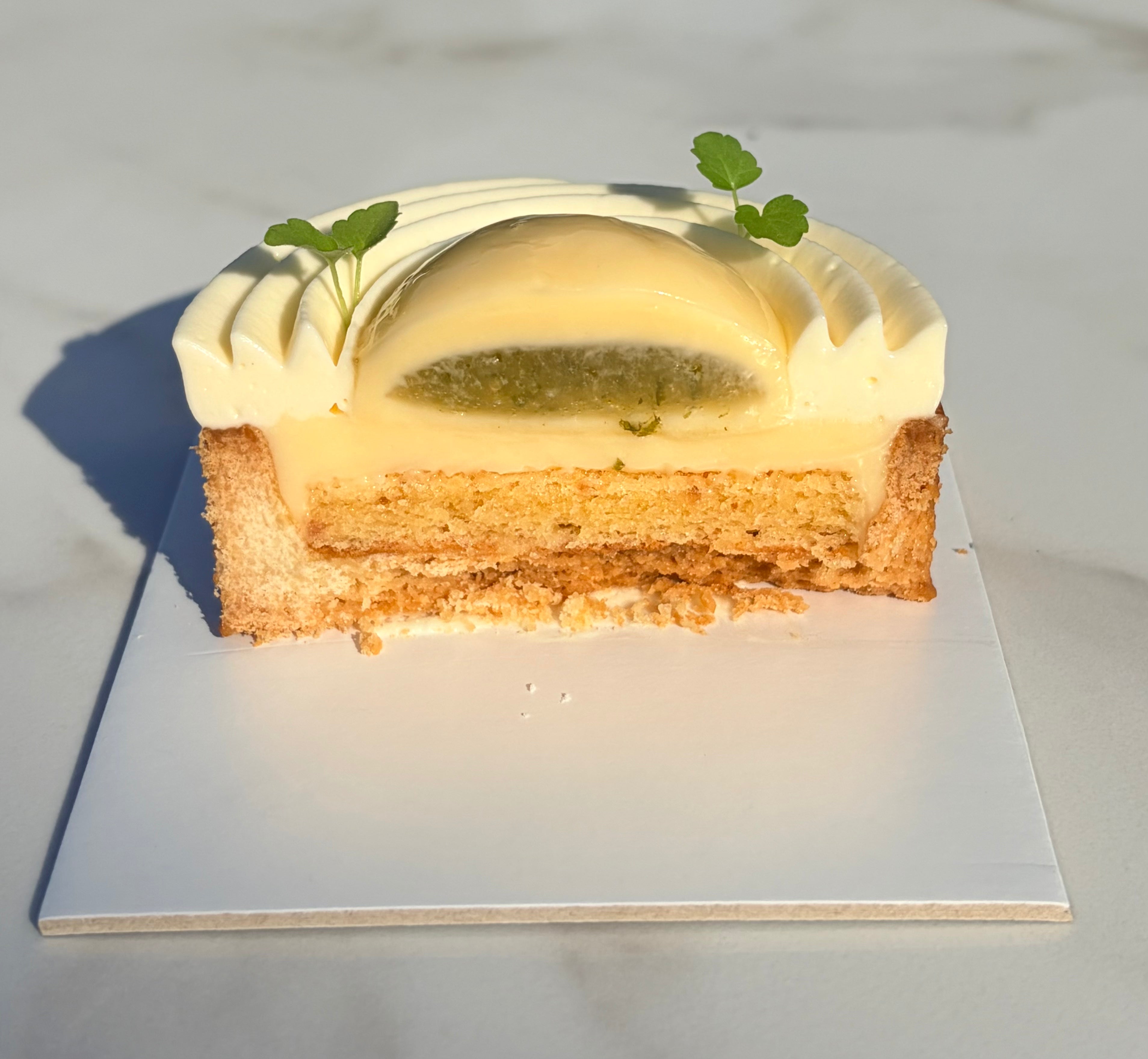 Tarte citron basilic