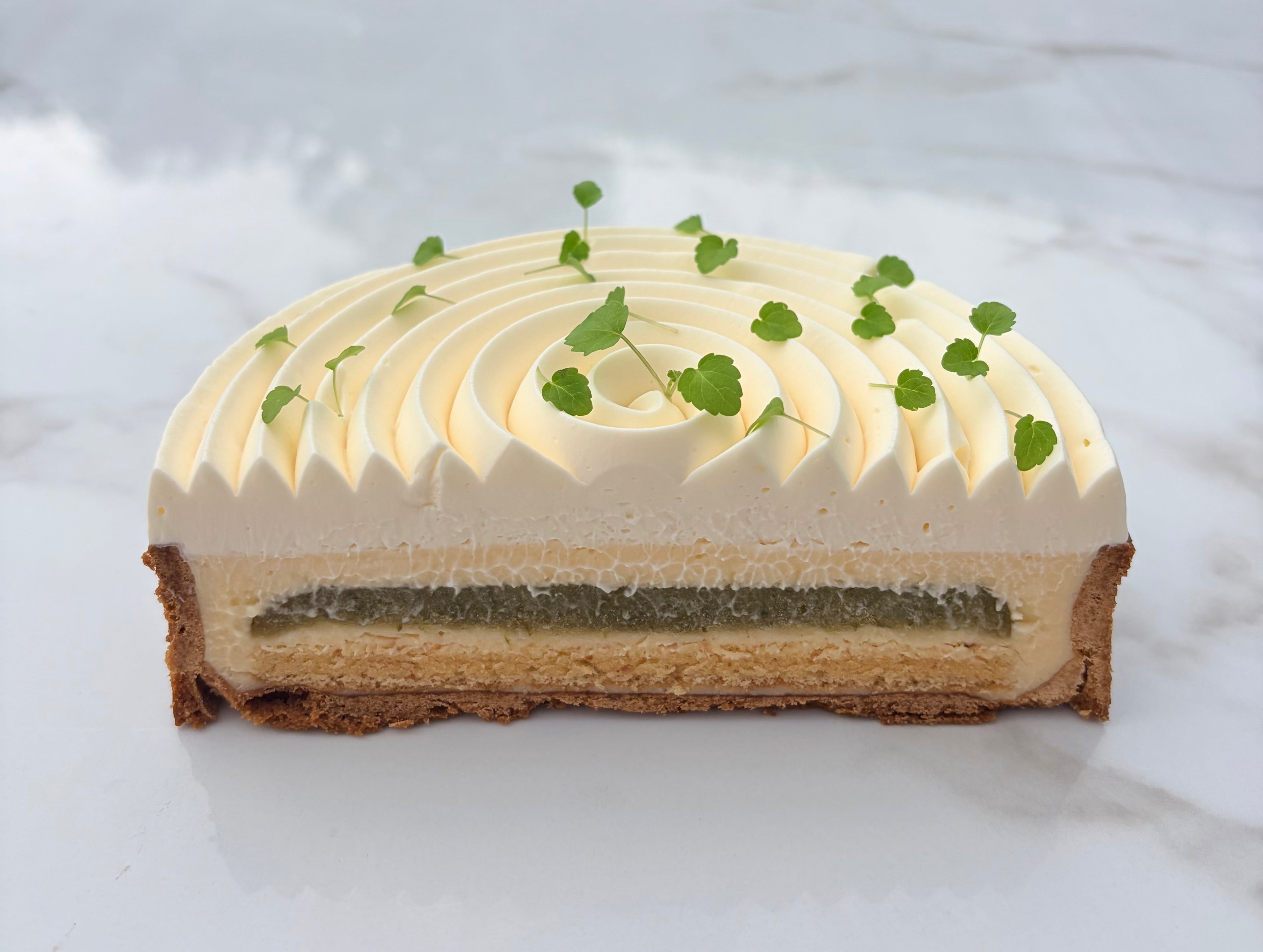 Tarte citron basilic